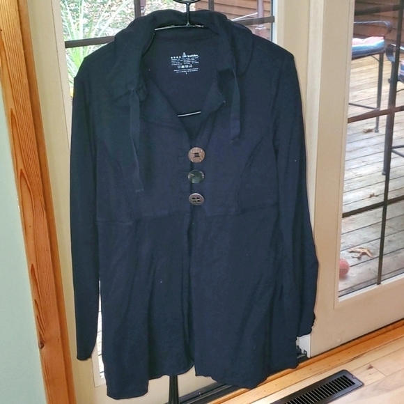 Neon Buddha Unique Button LS Collared Sz L Jacket - Picture 1 of 11